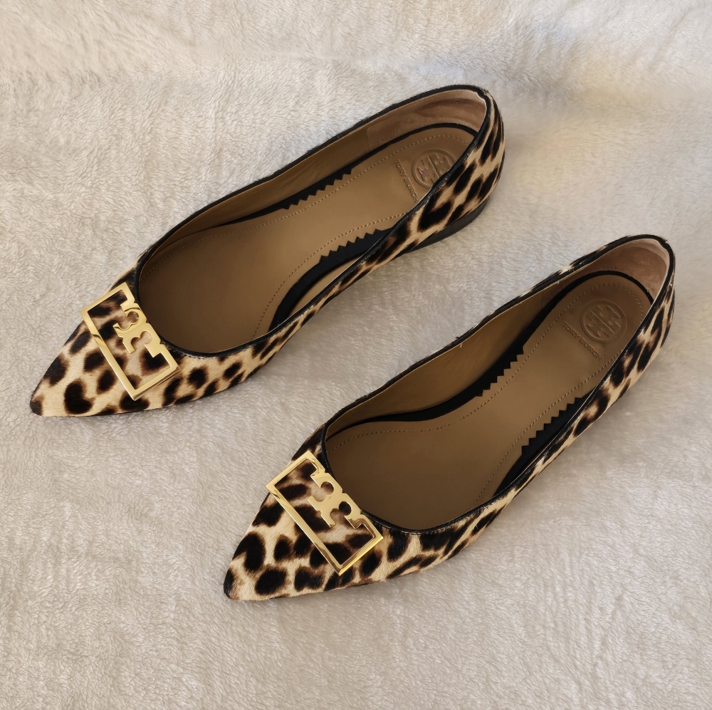 Tory Burch Leopard Print Flats